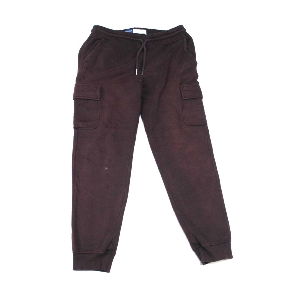 Old Navy Red Men Cargo Sweat Pants Jogger Casual Size Medium